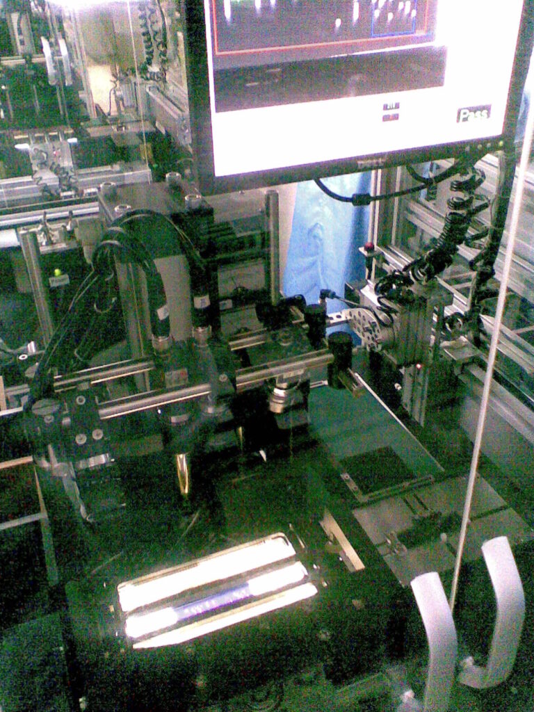 inside automatic machine